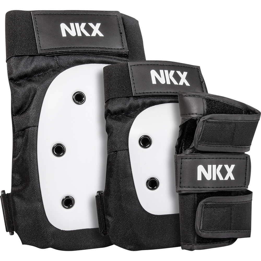 NKX 3-Pack Pro Skyddsset - Knäskydd, Armbågsskydd och Handledsskydd