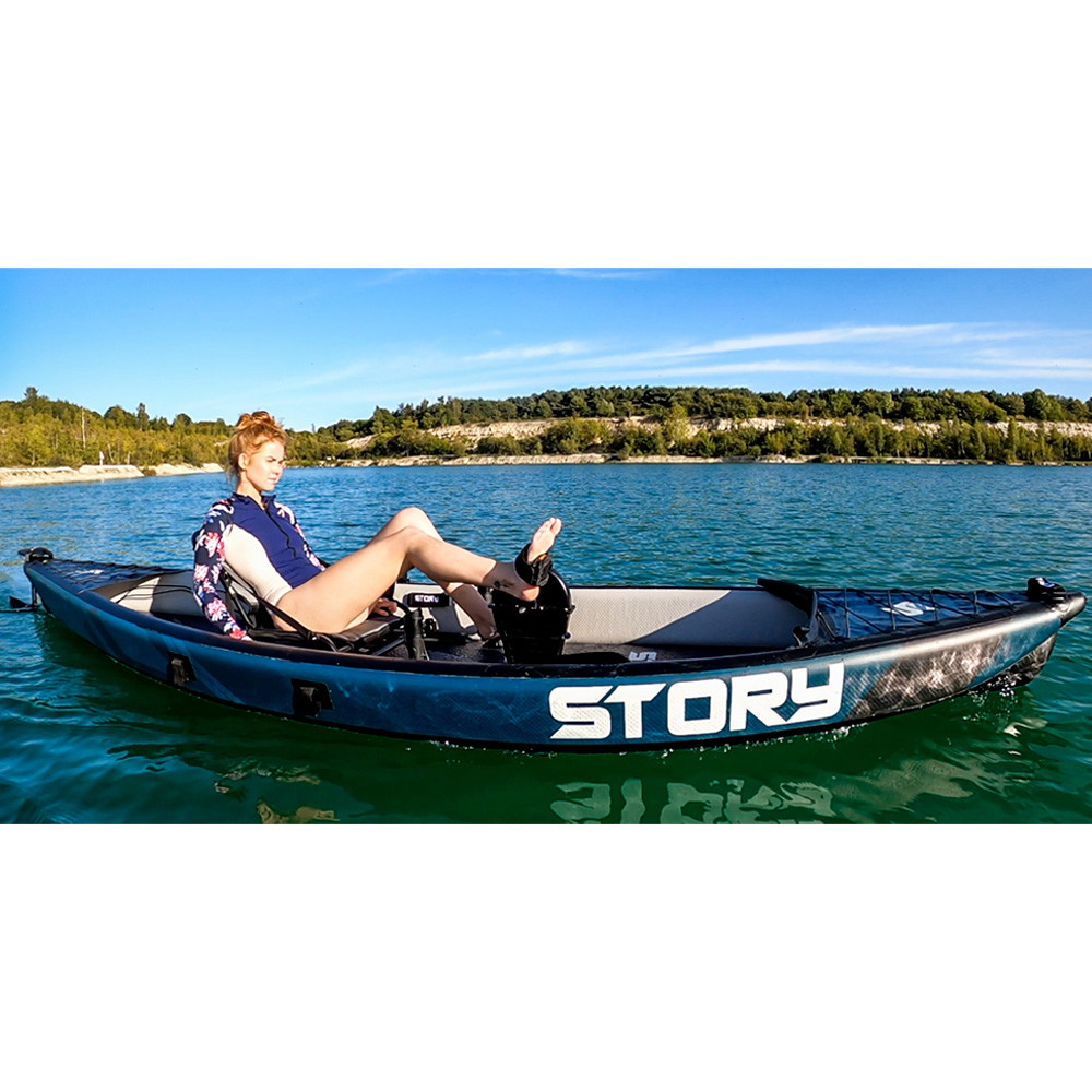 Story 1-Person Uppblåsbar Pedal Kajak