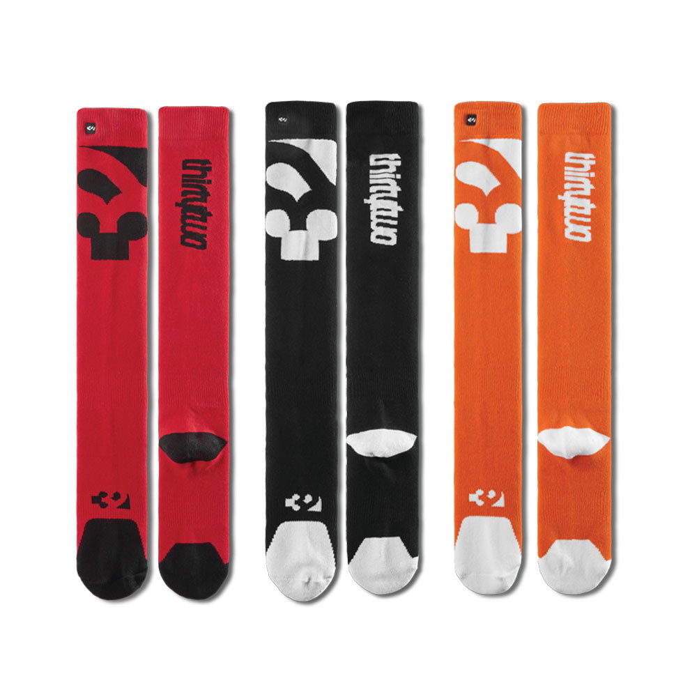 ThirtyTwo Cutout 3-pk Skidstrumpor