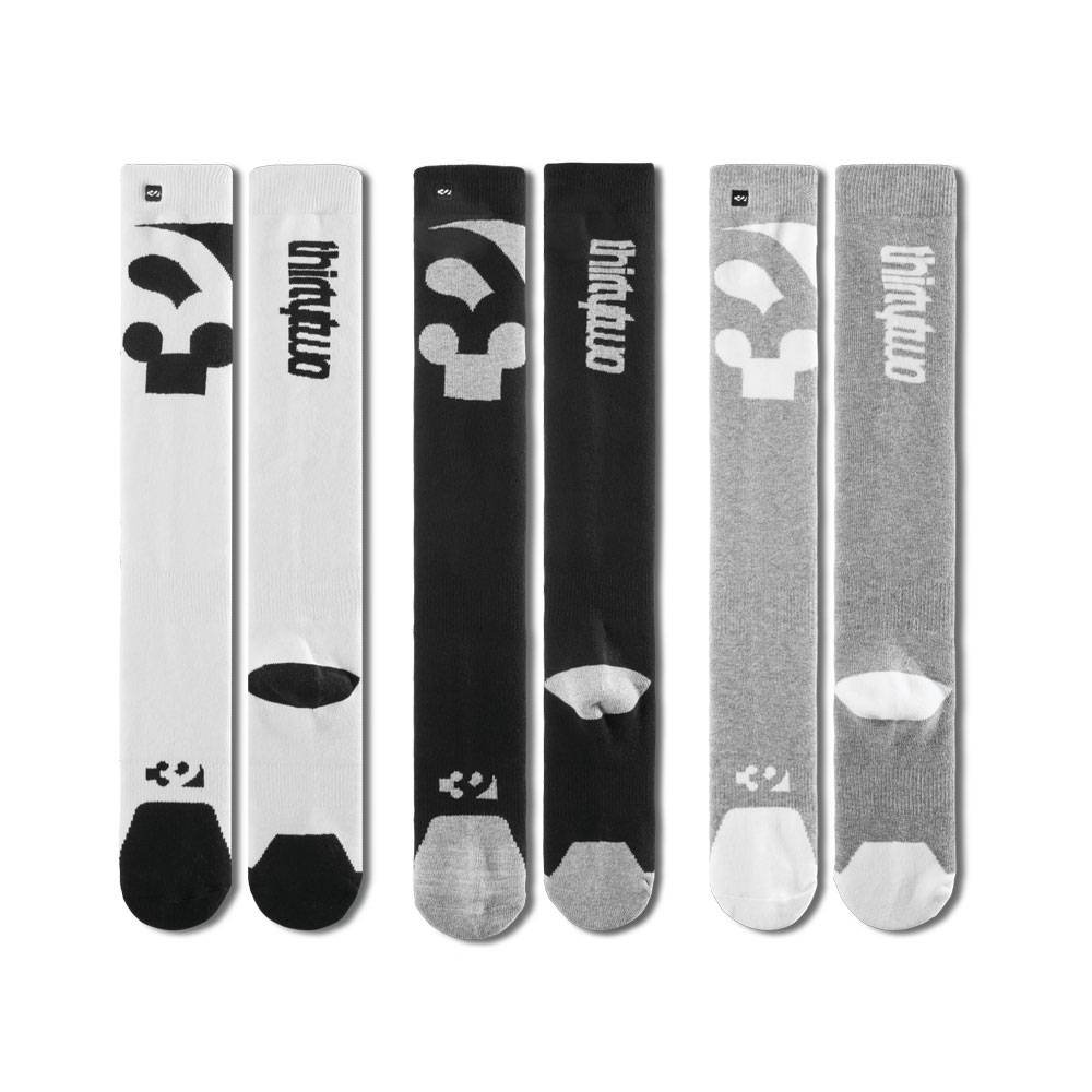 ThirtyTwo Cutout 3-pk Skidstrumpor