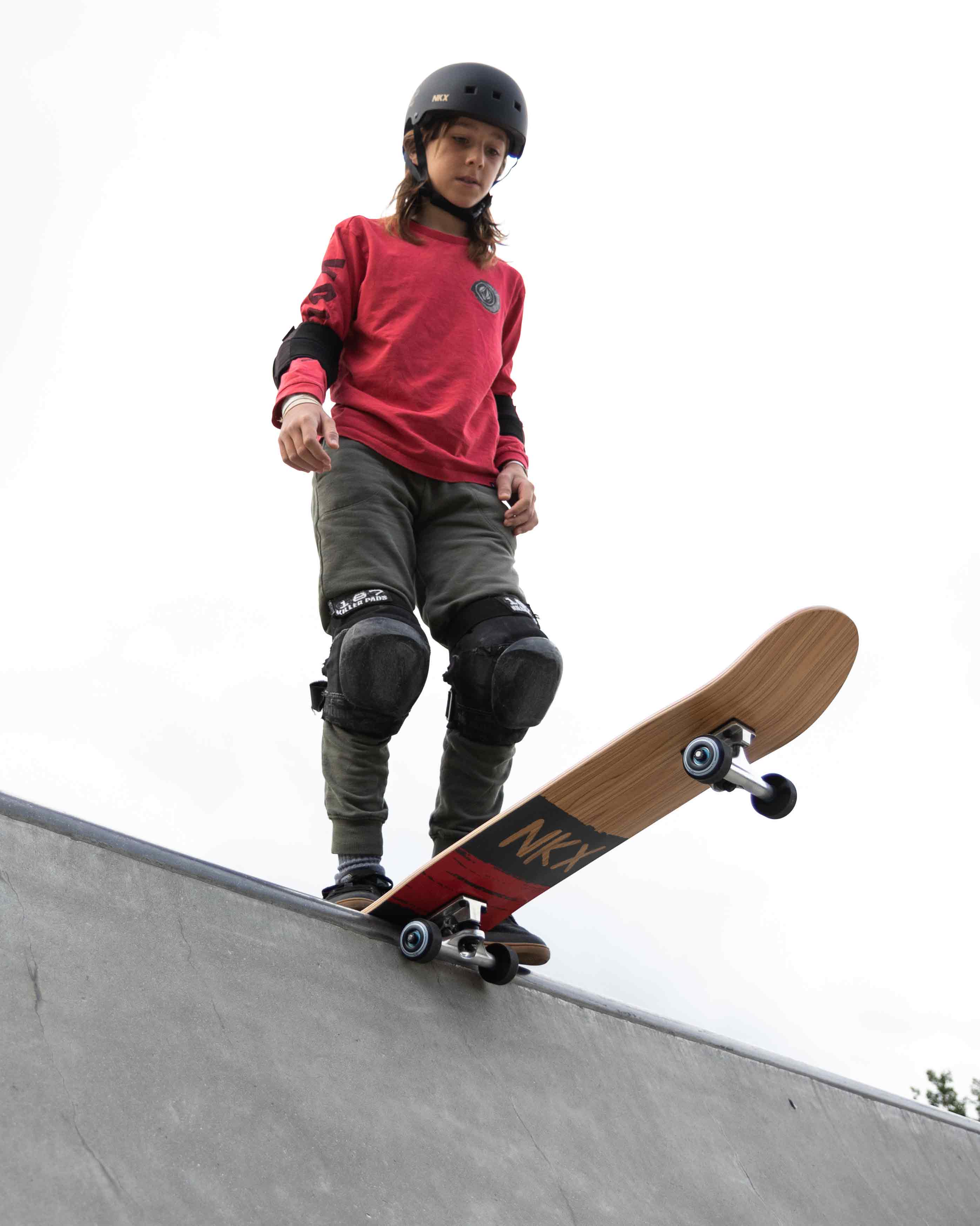NKX Brain Saver-certifierad skateboardhjälm