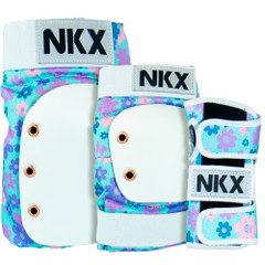 NKX 3-Pack Pro Skyddsset - Knäskydd, Armbågsskydd och Handledsskydd