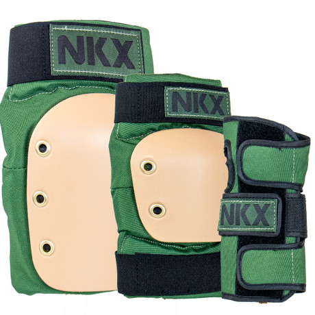 NKX 3-Pack Pro Skyddsset - Knäskydd, Armbågsskydd och Handledsskydd