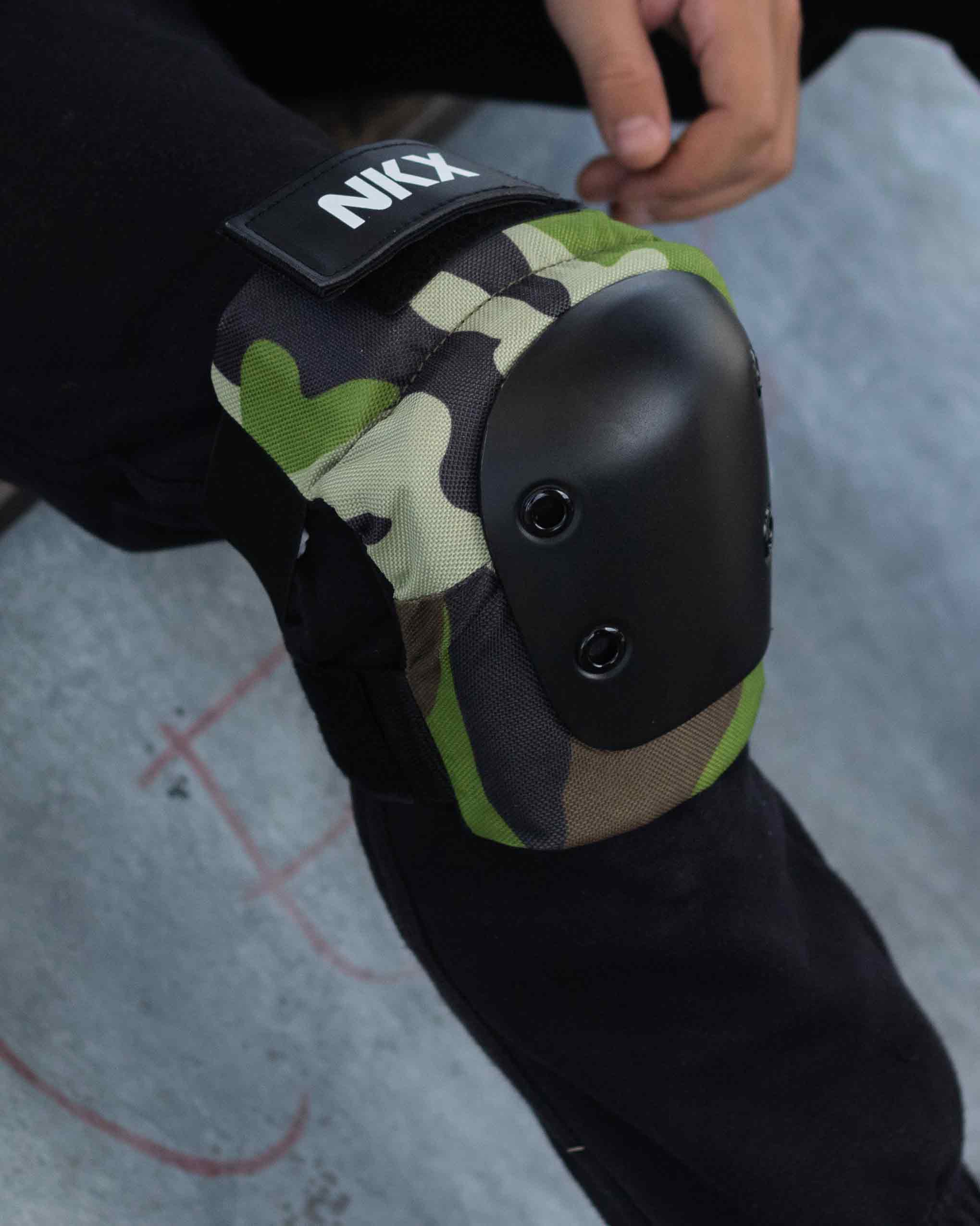 NKX 3-Pack Pro Skyddsset - Knäskydd, Armbågsskydd och Handledsskydd