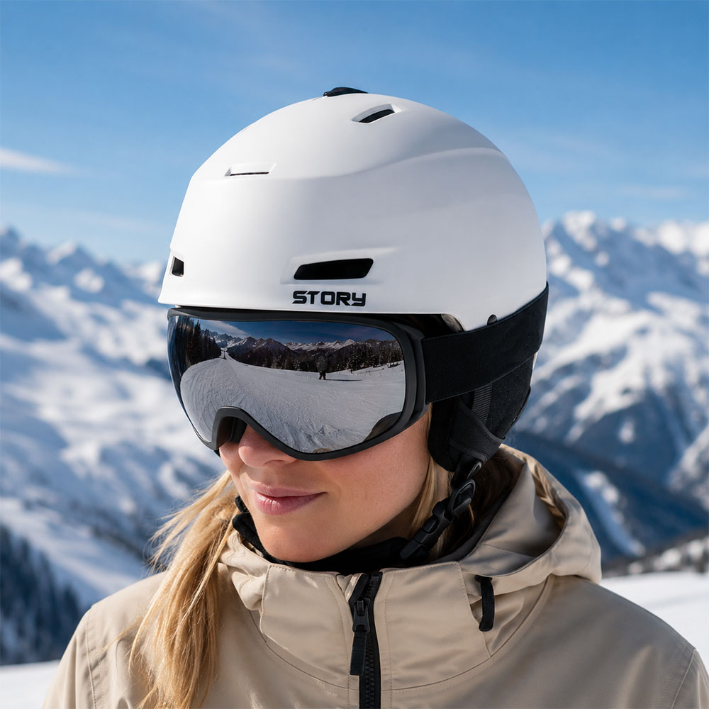 Story Peak Certifierad Skidhjälm