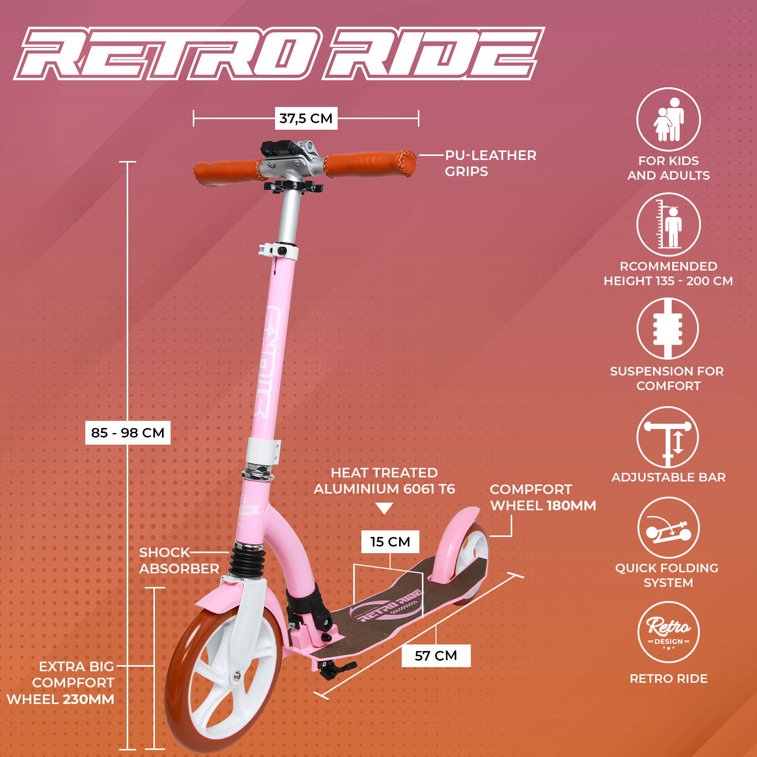 Story Retro Ride Sparkcykel