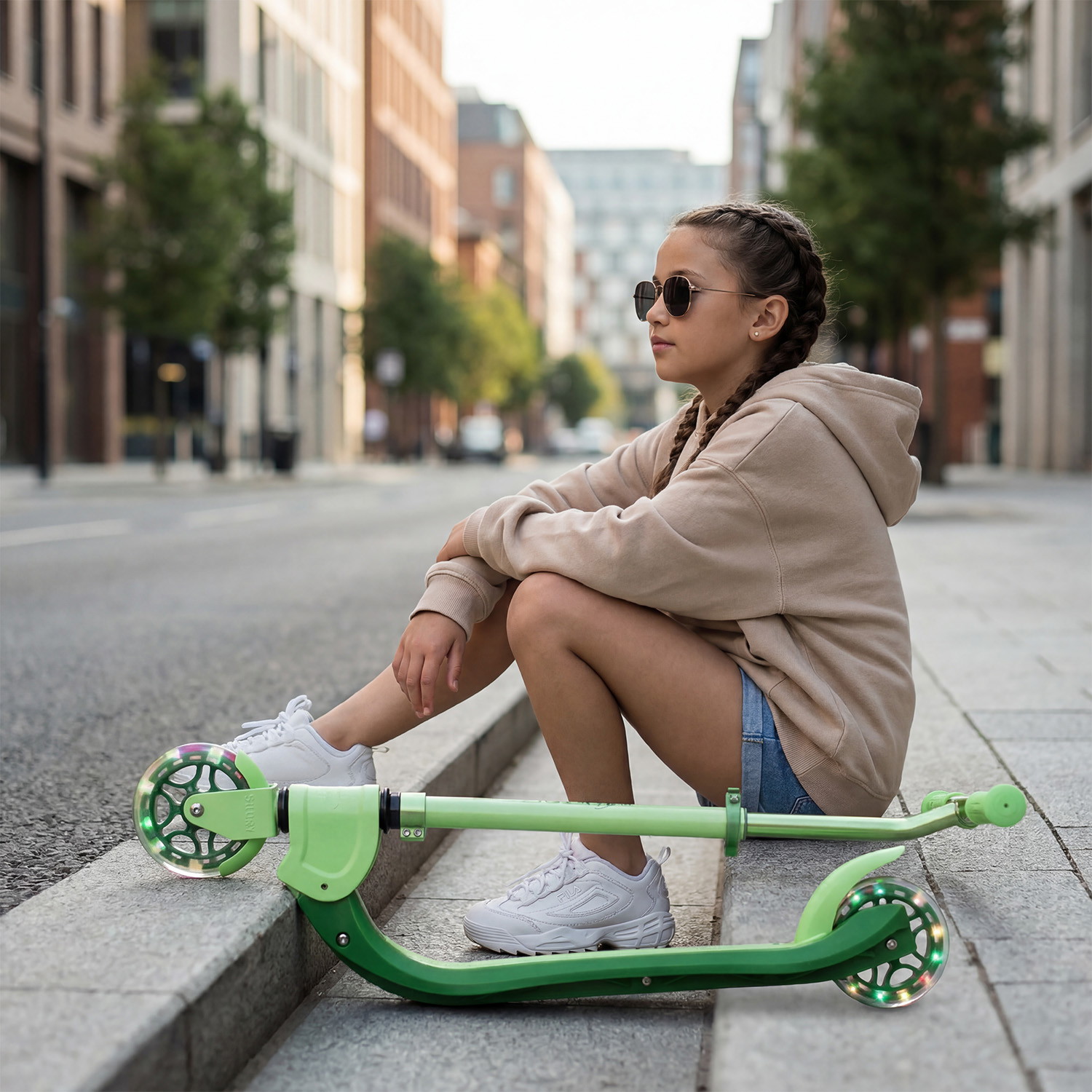 Story Flip Vikbar LED Sparkcykel