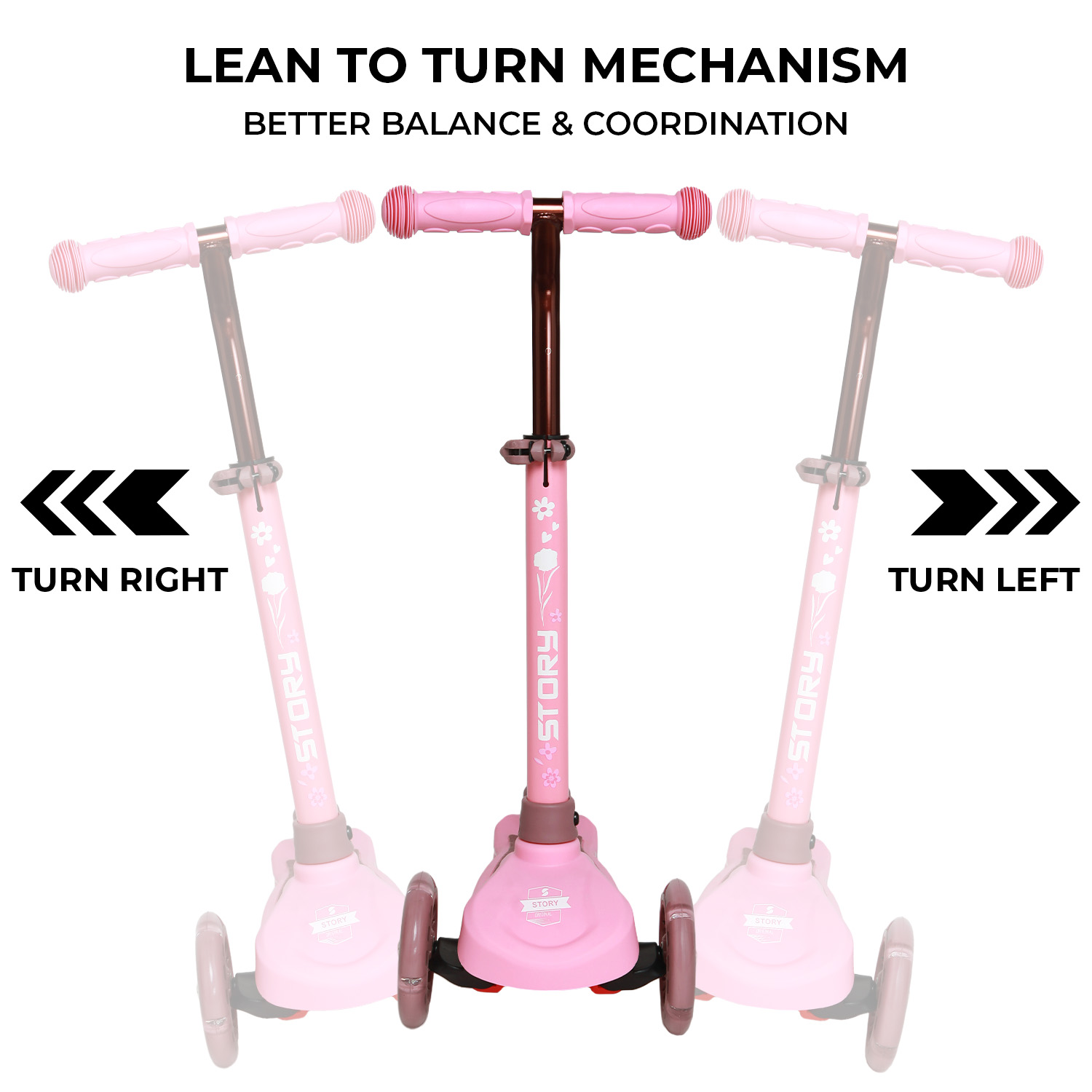 Story Mini LED 3-Hjul Sparkcykel