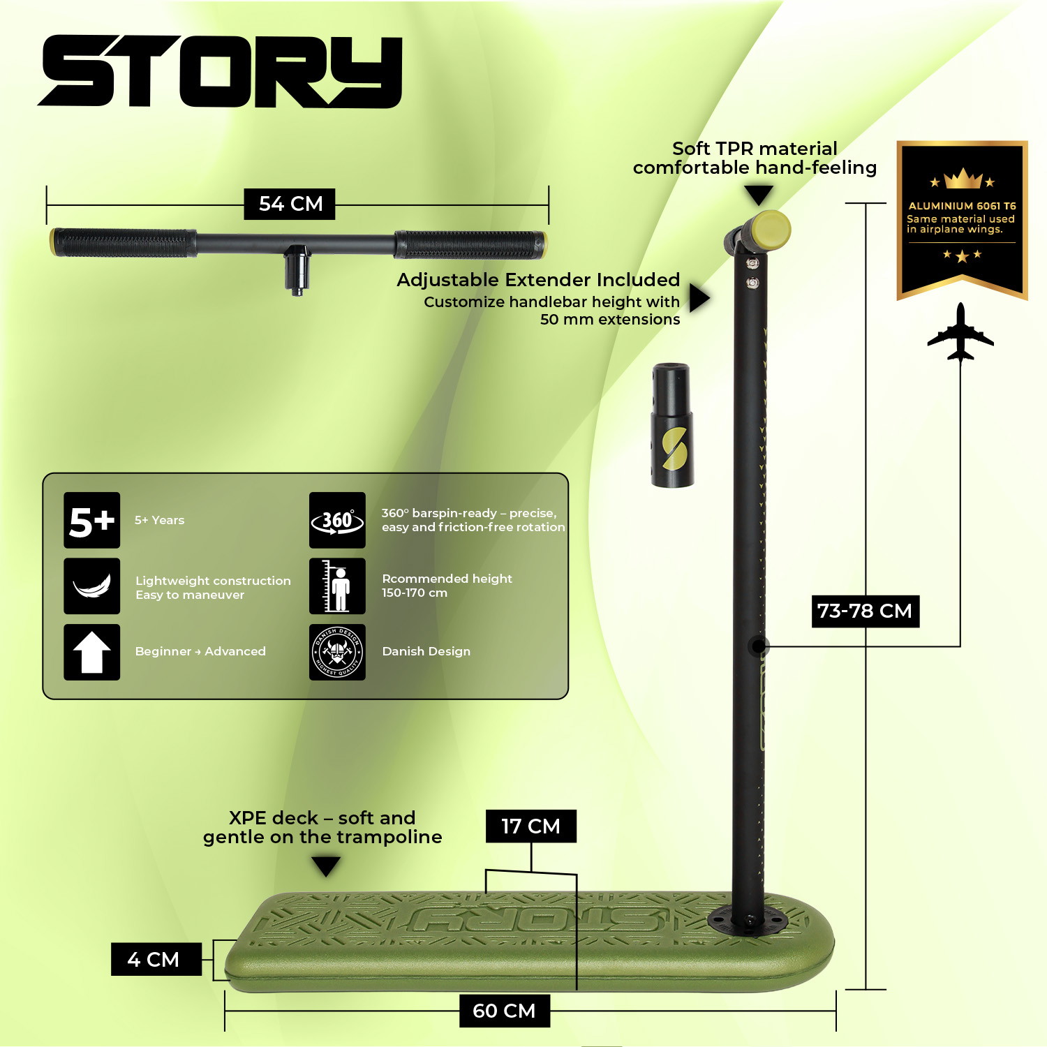 Story Pro Trampolin Trick Sparkcykel