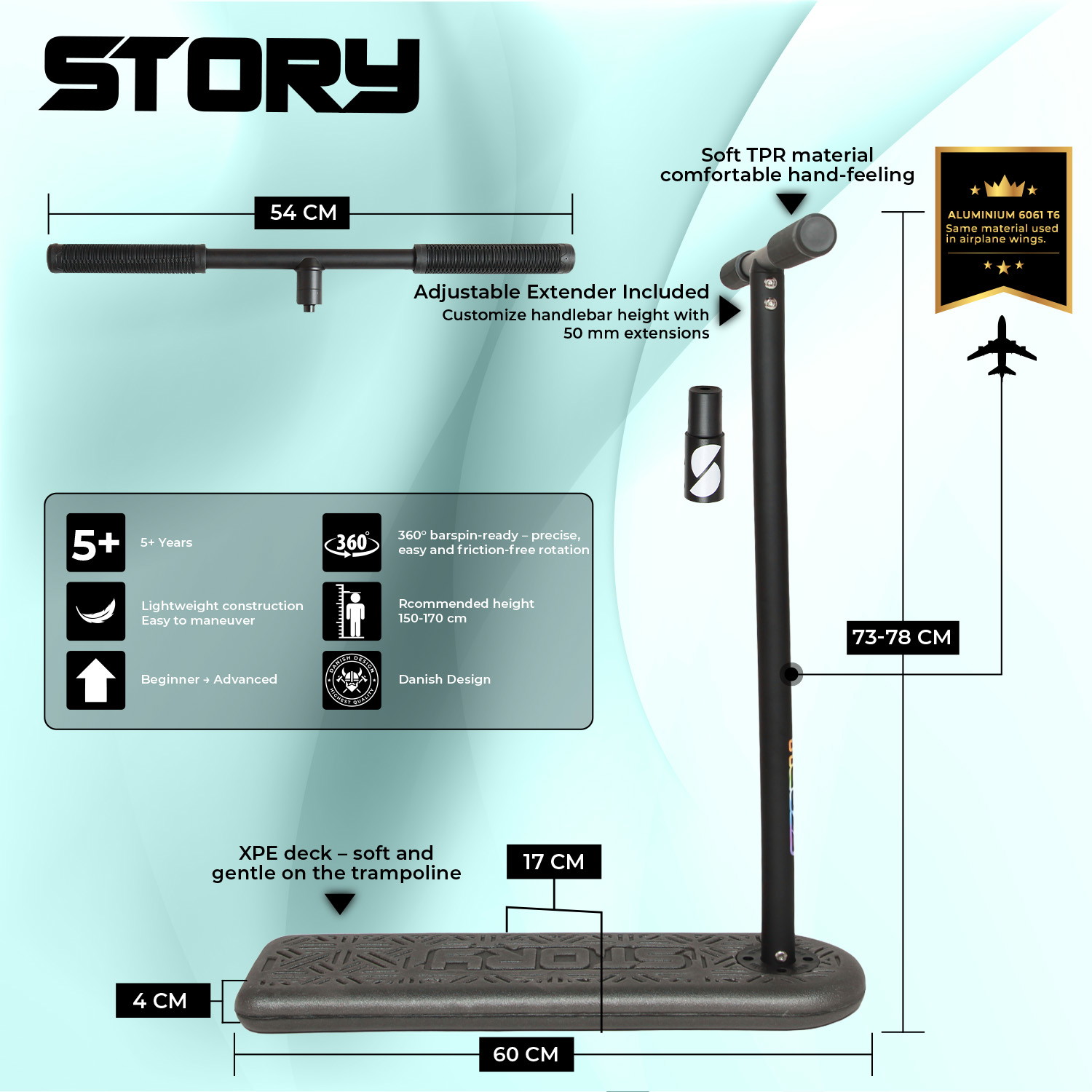 Story Pro Trampolin Trick Sparkcykel