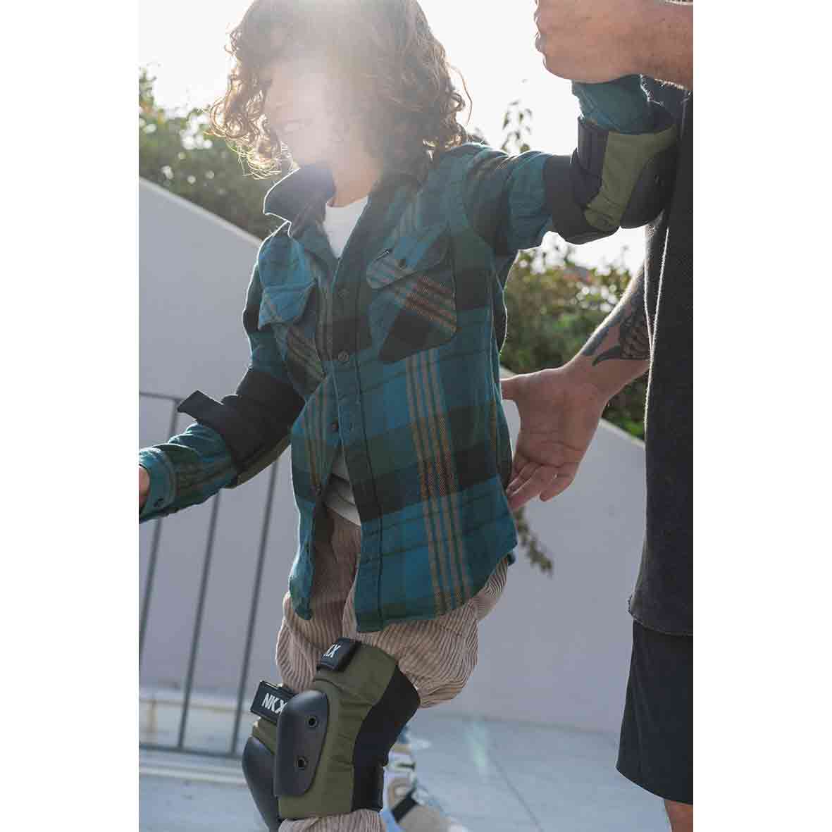 NKX 3-Pack Pro Skyddsset - Knäskydd, Armbågsskydd och Handledsskydd