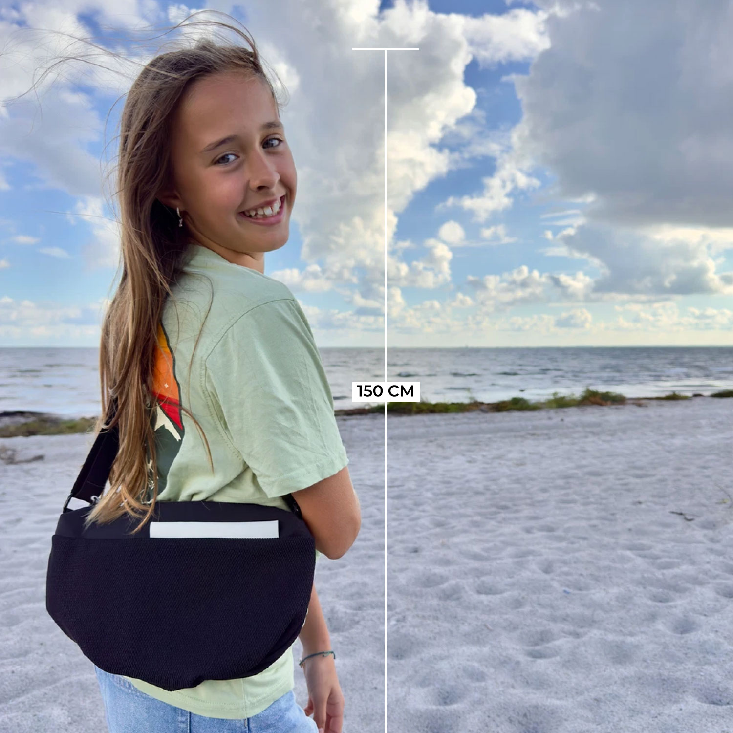 Annox On-The-Go Sling Bag – Vattenavvisande väska för Skate och Sparkcykel