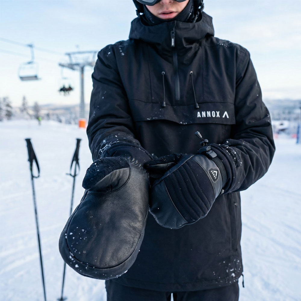 Annox Session Skidhandskar i läder