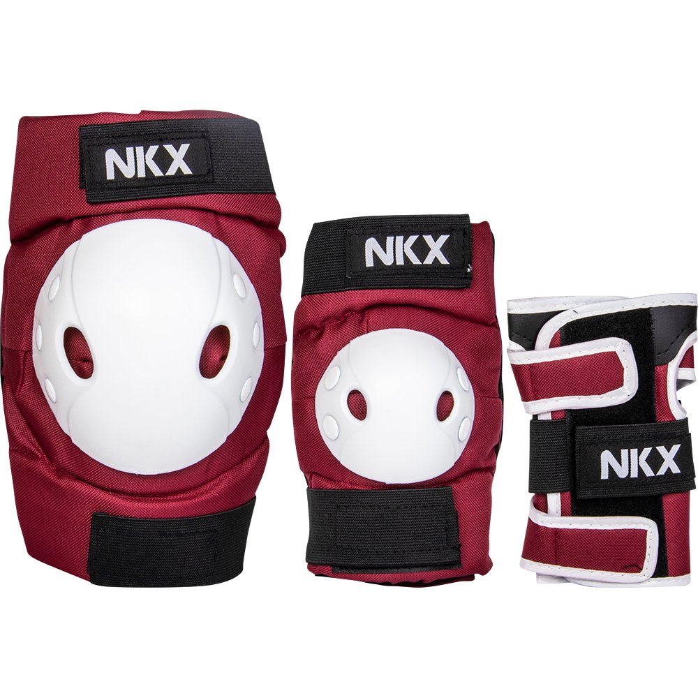 NKX 3-Pack Pro Barn Skyddsset - Knäskydd, Armbågsskydd och Handledsskydd