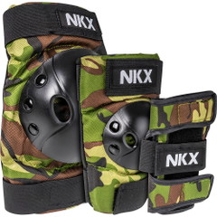 NKX 3-Pack Pro Barn Skyddsset - Knäskydd, Armbågsskydd och Handledsskydd