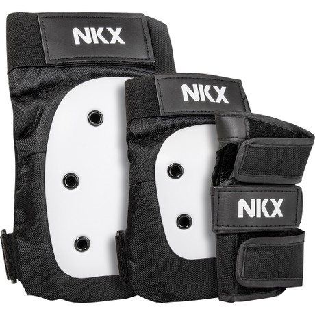 NKX 3-Pack Pro Skyddsset - Knäskydd, Armbågsskydd och Handledsskydd