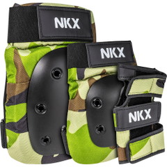 NKX 3-Pack Pro Skyddsset - Knäskydd, Armbågsskydd och Handledsskydd