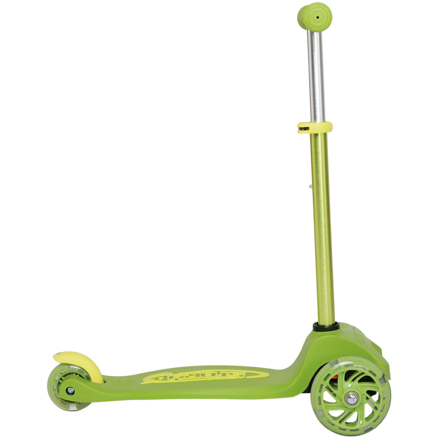 Story MoveLite 3-hjulig barnsparkcykel med LED-ljus