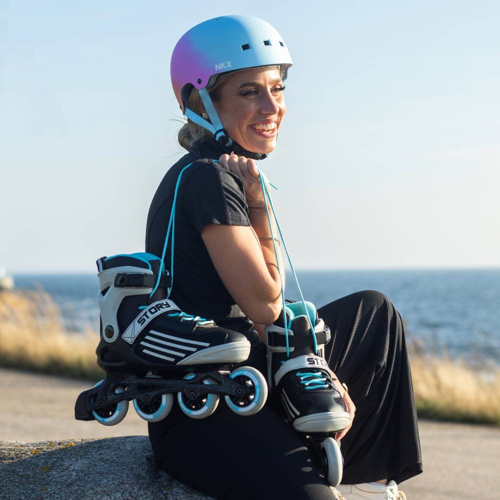 NKX Brain Saver-certifierad skateboardhjälm