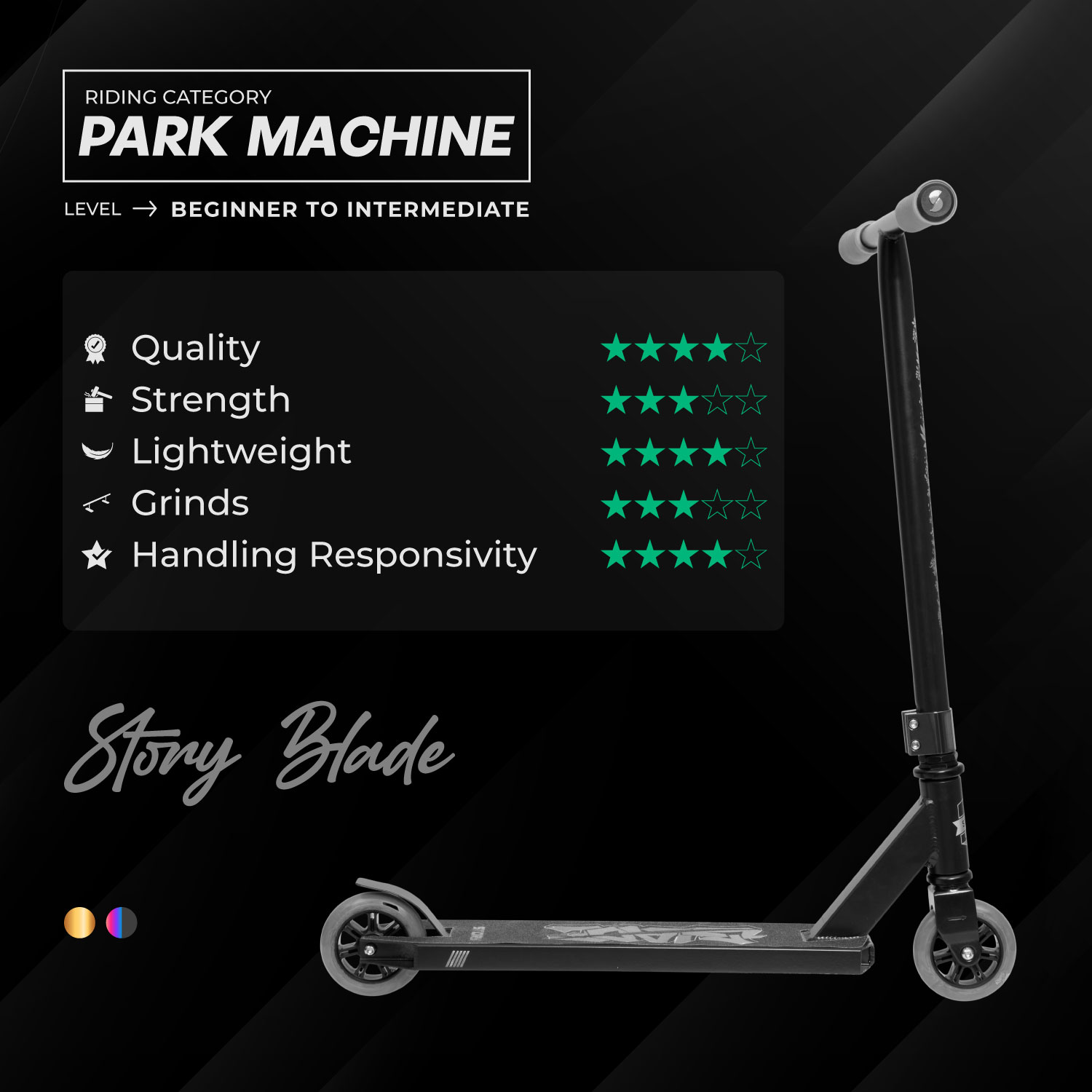 Story Blade Trick Sparkcykel