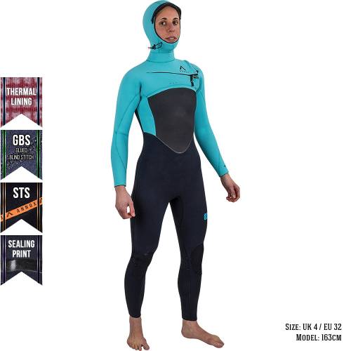 Annox Radical Hooded Kvinnor Våtdräkt 6/5/4